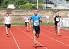 Richard Kilty (Gateshead) winning the 200 metres Open during the Hexham Decathlon and Heptathlon. Photo: David T. Hewitson/Sports for All Pics